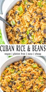 Cuban Rice And Beans Contentedness Cooking Recipe Rice And Beans Recipe Vegan Dinners Vegetarian Recipes