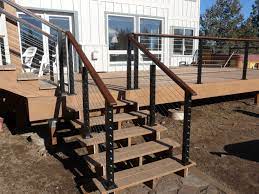 Deckorators balusters and accessories are in stock and ship same day via free ground shipping. Black Aluminum Posts With Wood Top Rail