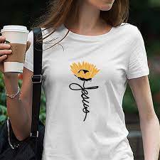 Download Sunflower Christian Svg Jesus Png Jesus Svg Christian Svg Christian Gifts Faith Svg Sunflower Digital Download T Shirt Design To Buy Buy T Shirt Designs
