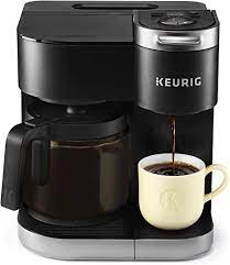 Chulux single serve coffee maker with removable drip tray. Amazon Com Keurig K Duo Coffee Maker Single Serve And 12 Cup Carafe Drip Coffee Brewer Compatible With K Cup Pods And Ground Coffee Black Everything Else