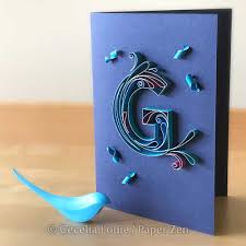 A to z quilling all letters quilling lettersa z. Welcome To Paper Zen Cecelia Louie Quilling Letter G Outline And Fill With Teardrop Shapes