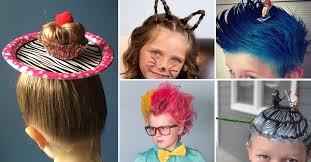 Long hair can be both a blessing and a curse. 18 Crazy Hair Day Ideas For Girls Boys Bright Star Kids