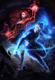 Quicksilver And Scarlet Witch Concept Art For Avengers Age Of Ultron 2015 Marvel Magnificos Vengadores Marvel