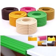 Vktech 2stk 2mx 8cm Baby Schaumstoff Kantenschutz Eckenschutz Sicherheit Mit Klebeband Diy Basteln Werkzeug