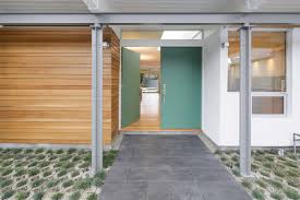 In order to mimic the fashions from the' 40s and '50s that are early, limit your color palette gray white or white. 75 Beautiful Mid Century Modern Entryway With A Blue Front Door Pictures Ideas August 2021 Houzz