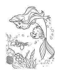 disney princess ariel coloring pages mermaid book coloriage coccinelle miracole
