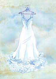 Jahrhundert kamen aquarellfarben als lasierender auftrag zum kolorieren von tuschezeichnungen und holzschnitte zum. Kleid Hochzeit Aquarell Kostenloses Bild Auf Pixabay