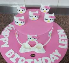 While a first birthday cake's design should be memorable, the taste of the cake is also important. Hello Kitty Cake