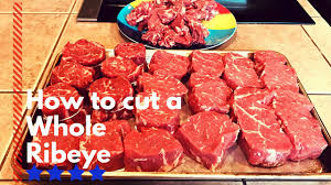 How to cook a ribeye roast. How To Butcher A Whole Ribeye Taking The Ribeye Cap Youtube
