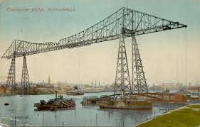 The middlesbrough transporter bridge opened in 1911 and is one of only three still in existence in britain. Middlesbrough Transporter Bridge Middlesbrough 1911 Structurae