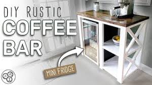 Free delivery on major appliance purchases $399 and up Diy Coffee Bar Mini Fridge Table Beginner Woodworking Youtube