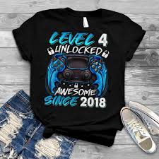 May 21, 2018 · lines for black friday at a new york best buy on nov. Level 4 Unlocked Awesome Since 2018 4th Birthday Gaming T Shirt