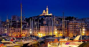 Marseille De Nuit Vieux Port Et Notre Dame De La Garde Princess Cruises Marseille France