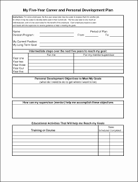 5 Year Plan Template Career Unique 7 Career Development Plan For Employees Template Life Plan Template Career Development Plan Goal Setting Template
