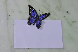 236 x 183 jpeg 11 кб. Butterfly Art 3d Blue Butterfly Drawing Step By Step Tutorial Steempeak