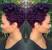Dark Skin Purple Hair On Black Girl