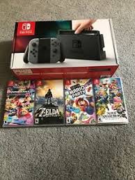 4.6 out of 5 stars 17. Nintendo Switch 32gb Bundle With 4 Games Mario Kart Zelda Super Smash Bros Ebay