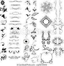 See more ideas about victorian design, victorian, design. Design Elements Set Of Floral And Victorian Design Elements Canstock