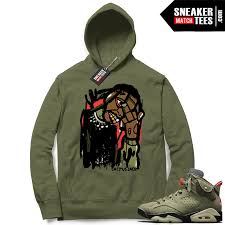 Cactus jack x mcdonalds smile hoodie. Travis Scott X Jordan 6 Olive Hoodie Cactus Jack Abstract