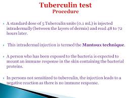 A small amount (0.1 ml) of diluted (1/50 mld) diphtheria toxin is injected intradermally into one arm of the person and a. Skin Tests And Their Applications Ppt Video Online Download