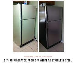 Peel Stick Stainless Steel Like Products Update Your Appliances For A Stunning Finish Refrigerator Makeover Fridge Makeover Home Improvement Projects