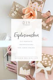 Diy bastelideen und bastelanleitungen für alle, die schön feiern wollen. Diy Explosionsbox Die Perfekte Uberraschung Fur Jeden Anlass Diy G Geburtstag Geschenke Selber Machen Gutschein Selber Basteln Geburtstagsgeschenke Diy