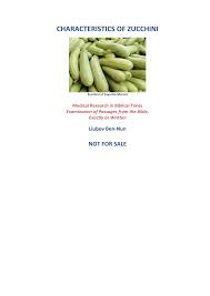Maybe you would like to learn more about one of these? Pdf Characteristics Of Zucchini