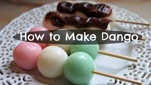 How To Make Dango Andango Hanami Recipe Food Asian Desserts Dango Recipe