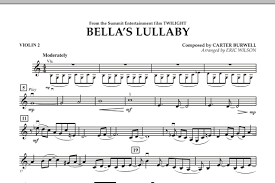 Learn this song on jellynote with our interactive sheet music and tabs. Eric Wilson Bella S Lullaby From Twilight Violin 2 Sheet Music Notes Chords Film Tv Partiture Orchestra Download Printable Pdf 283301