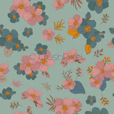 This set includes 12 seamless floral designs in shades of pink and yellow, perfect for scrapbooking, product design, card making, invitations and any other creative projects you have in mind. Nahtlose Tapete Mit Floralem Ornament Mit Blattern Und Blumen Stock Vektorgrafi Crushpixel