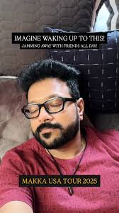 Imagine waking up to friends jamming away in a cosy holiday home! Thank you  universe for music, friends and the vibe 😍 MAKKA USA TOUR 2025