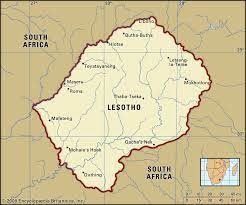 ___ satellite view and map of lesotho. Lesotho Culture History People Britannica