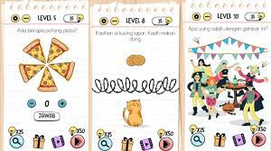 Pada permainan asah otak brain test level 100 ini kita mendapat tugas untuk menerbangkan si mpus atau kucing, nah bagaimana caranya? Kunci Jawaban Brain Test Level 1 281 Pertanyaannya Lengkap