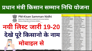 Pm kisan samman nidhi yojna new list 2020: Pm Kisan Samman Nidhi Yojana List 2020 Csc Vle Society