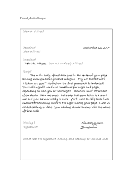 Friendly Letter Heading