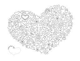 Heart Coloring Page Pdf Valentine Coloring Pages Heart Coloring Pages Love Coloring Pages