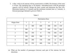 For more information, please consult the librarians at 'kaunter Solved 2 A Bus With Six 6 Stations Will Be Constructed Chegg Com