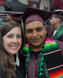 More from the class of 2025!! Our ASB President Eli George gave an  inspiring grad speech! We're so proud of our Senior Lions! 💚🦁🎓