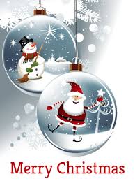 Merry christmas snowman & fireworks. Happy Santa Snowman Christmas Ornaments Card Birthday Greeting Cards By Davia