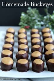 Homemade Buckeyes Pook S Pantry Recipe Blog Recipe In 2020 Sweet Treats Recipes Christmas Recipes Appetizers Easy Peanut Butter