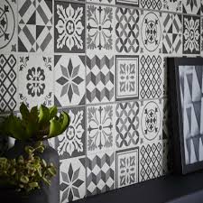 konkrete grey matt ceramic wall tile
