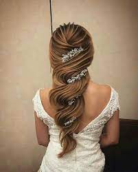 Pin By Marwa Khalid 1985 On Hair Style Elegant Wedding Hair Hair Styles Wedding Hairstyles