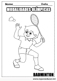 A beleza da árvore representava como ele gostaria que as crianças vissem o céu na noite. Badminton Desenhos Das Modalidades Esportivas Das Olimpiadas Para Colorir Pintar Imprimir