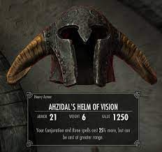 Maybe you would like to learn more about one of these? Ahzidal S Helm Of Vision Legacy Of The Dragonborn Fandom