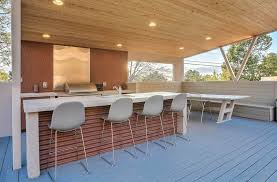 outdoor kitchen concrete countertops