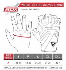 Rdx S12 Leather Fitness Training Gloves