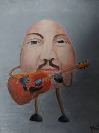 Different media. "the song above me" ink