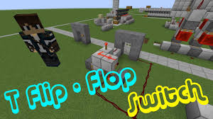 Minecraft T Flip Flop Switch T Switch Redstone Schaltung Guide Youtube