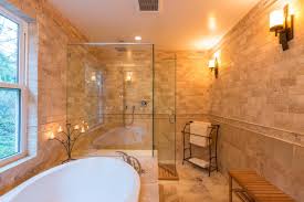 The reason for this is that travertine is known to be a porous type of natural stone, which leads people to believe that it's impractical for areas where water is almost always present. Amazing Travertine Bathroom Ideas 2017 Style You 7