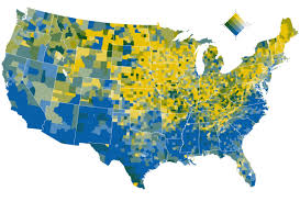 Where The Country Is Becoming More Diverse Heat Map Map Cartography